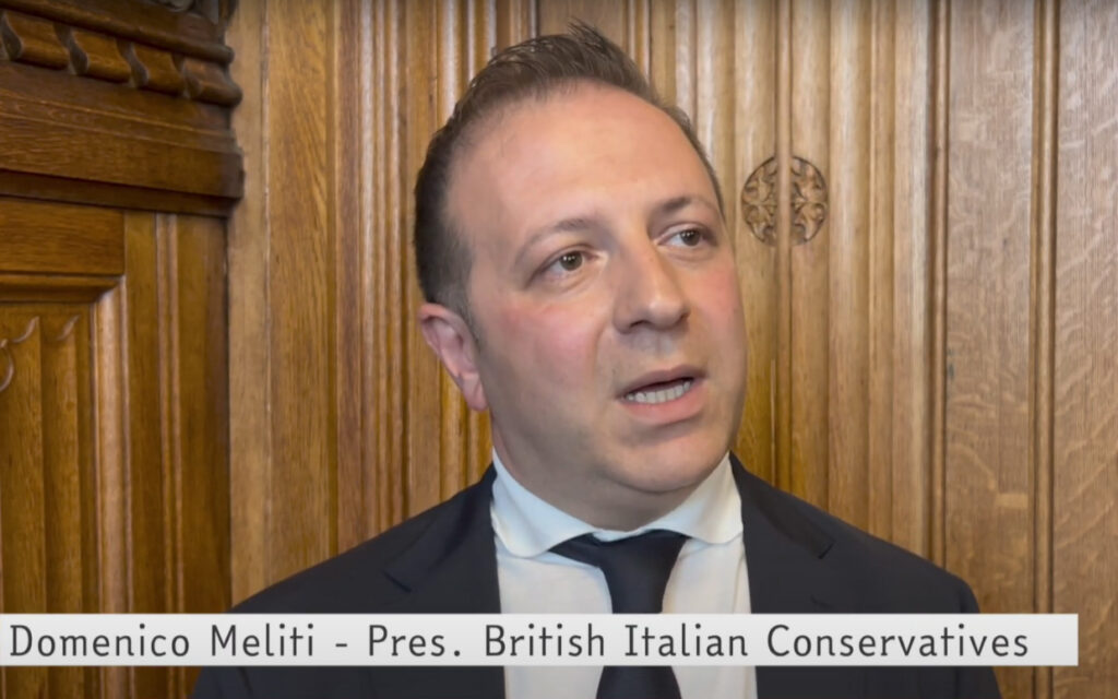 Domenico Meliti Presidente British Italian Conservatives